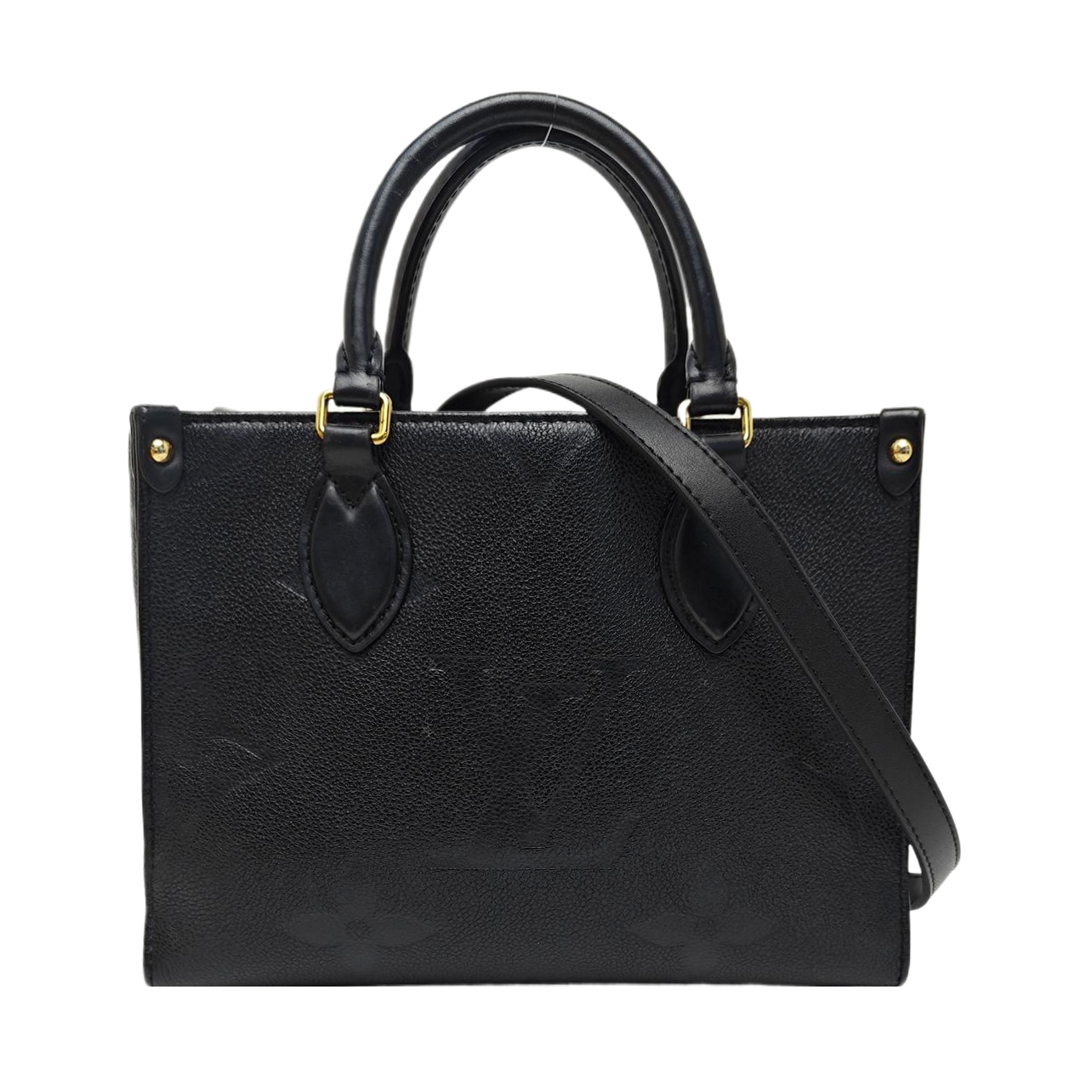 ONTHEGO PM Monogram Calfskin Black