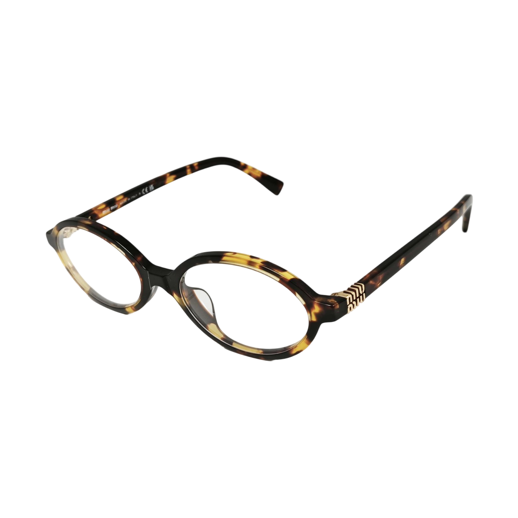 Synthetic Eyeglasses Brown