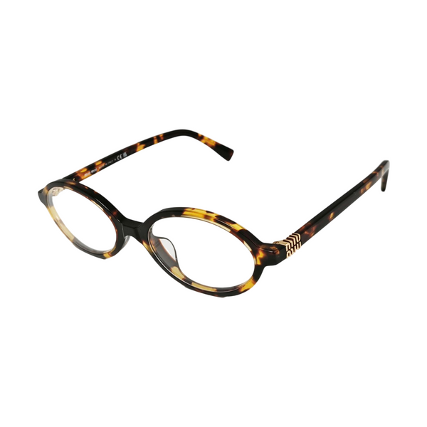Synthetic Eyeglasses Brown