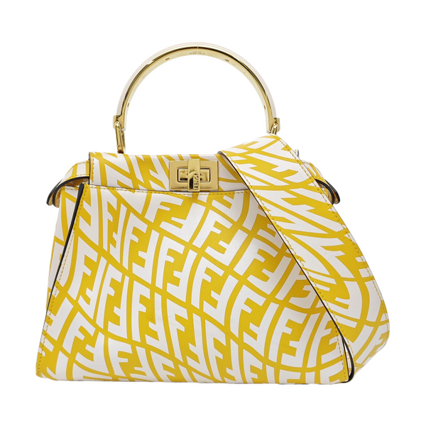 Peekaboo Mini Calfskin Yellow