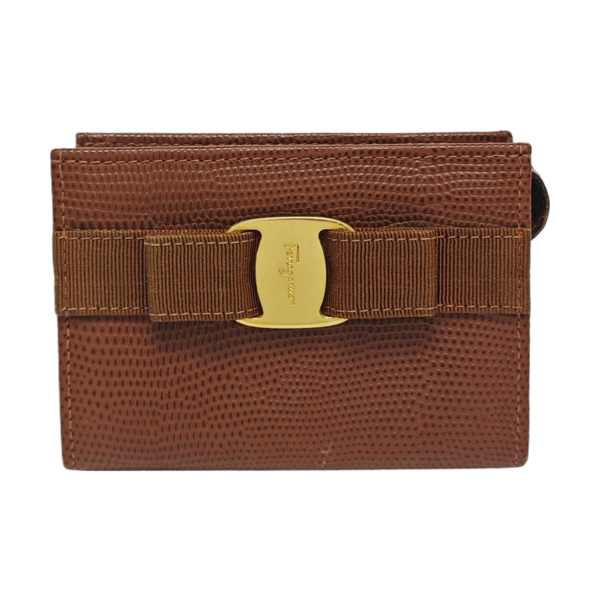 Vara Calfskin Brown Coin Purse