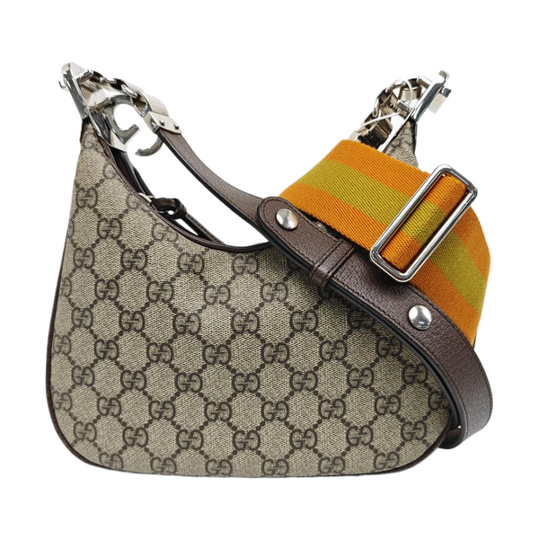 Monogram Coated Canvas Shoulder Bag Beige