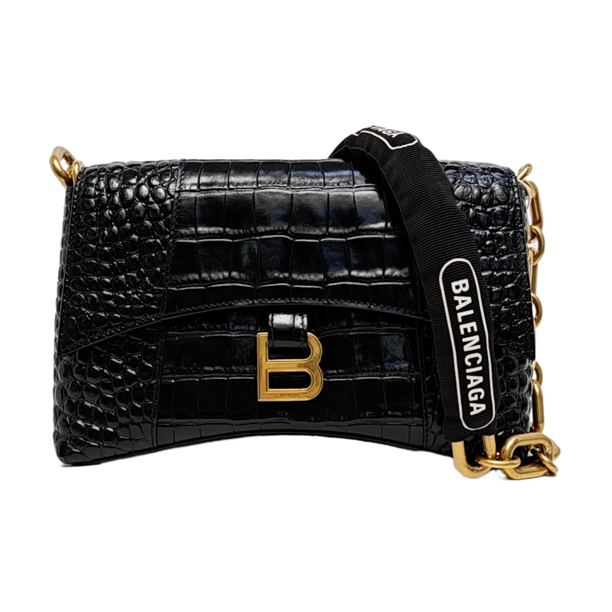 Downtown Super Mini Calfskin Black