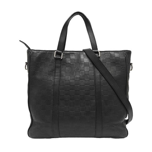 TADAO PM Damier Graphite Calfskin Black