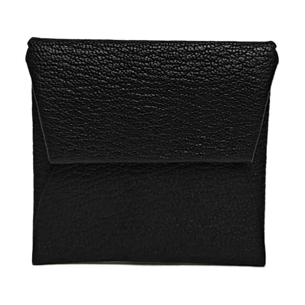 Bastia Chèvre Mysore Black Coin Purse