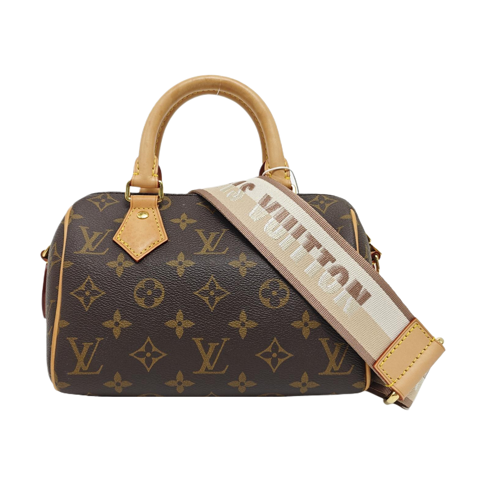 SPEEDY 20 Monogram Coated Canvas Brown