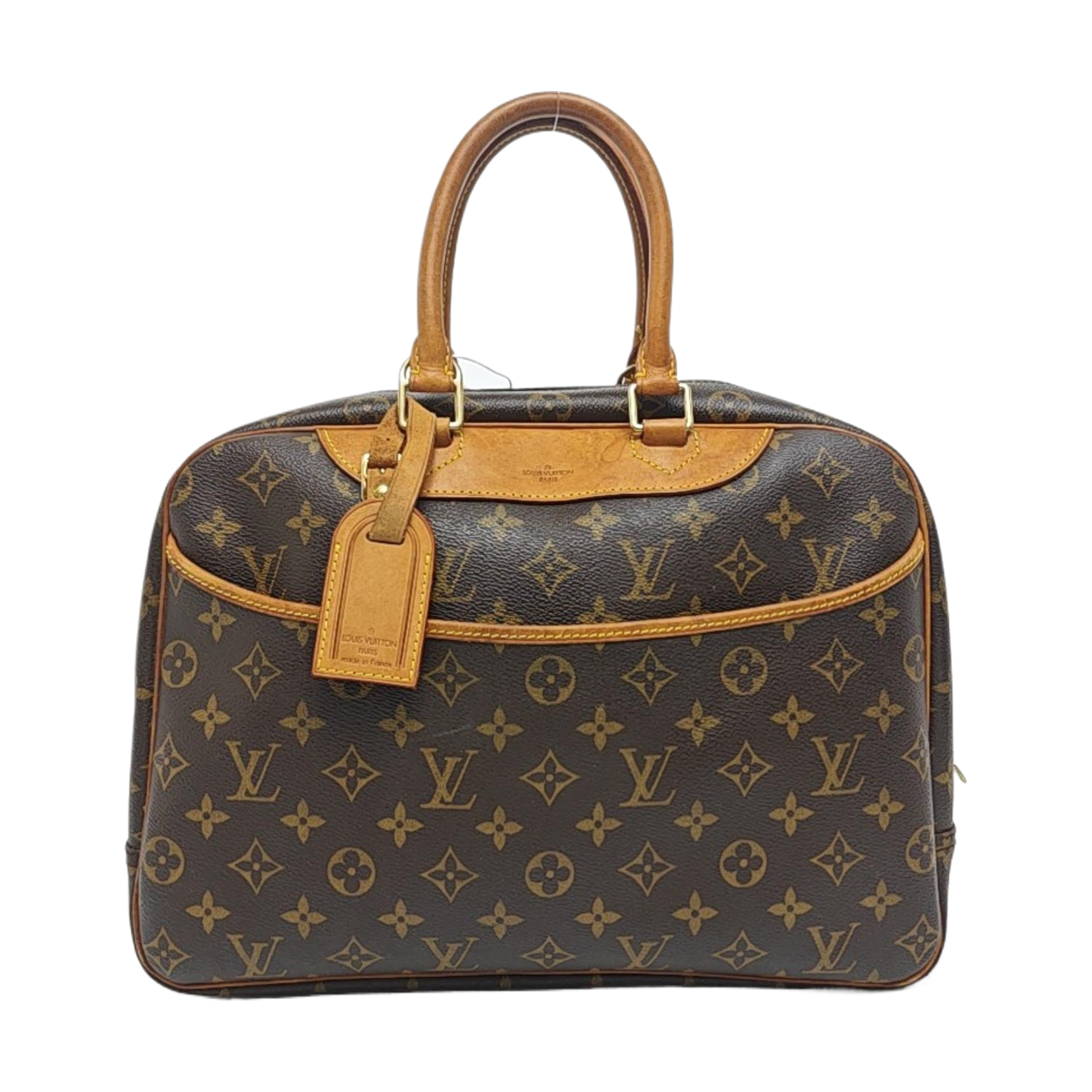 DEAUVILLE GM Monogram Coated Canvas Brown