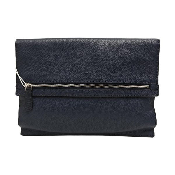 Calfskin Clutch Blue