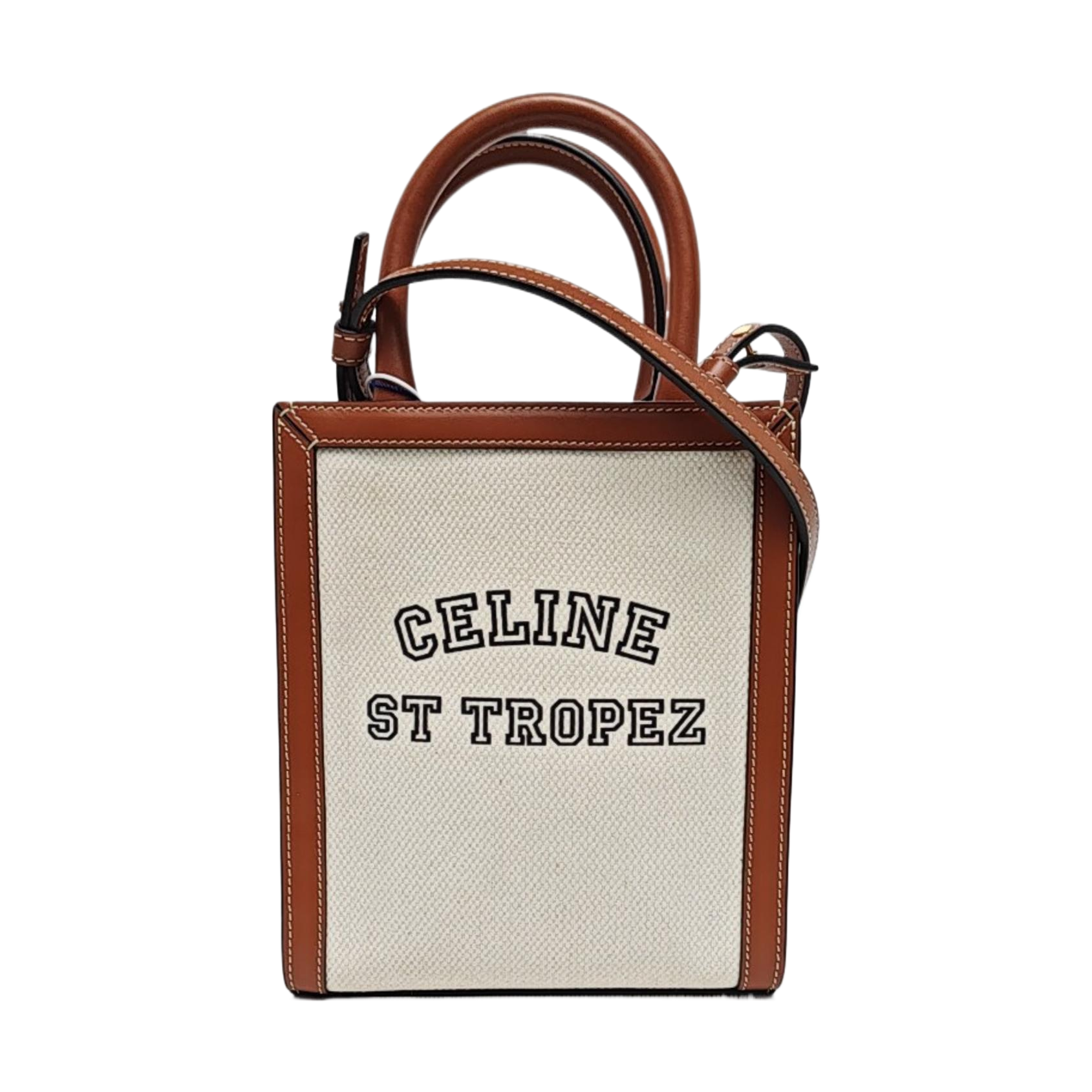 CABAS CELINE Mini Fabric White