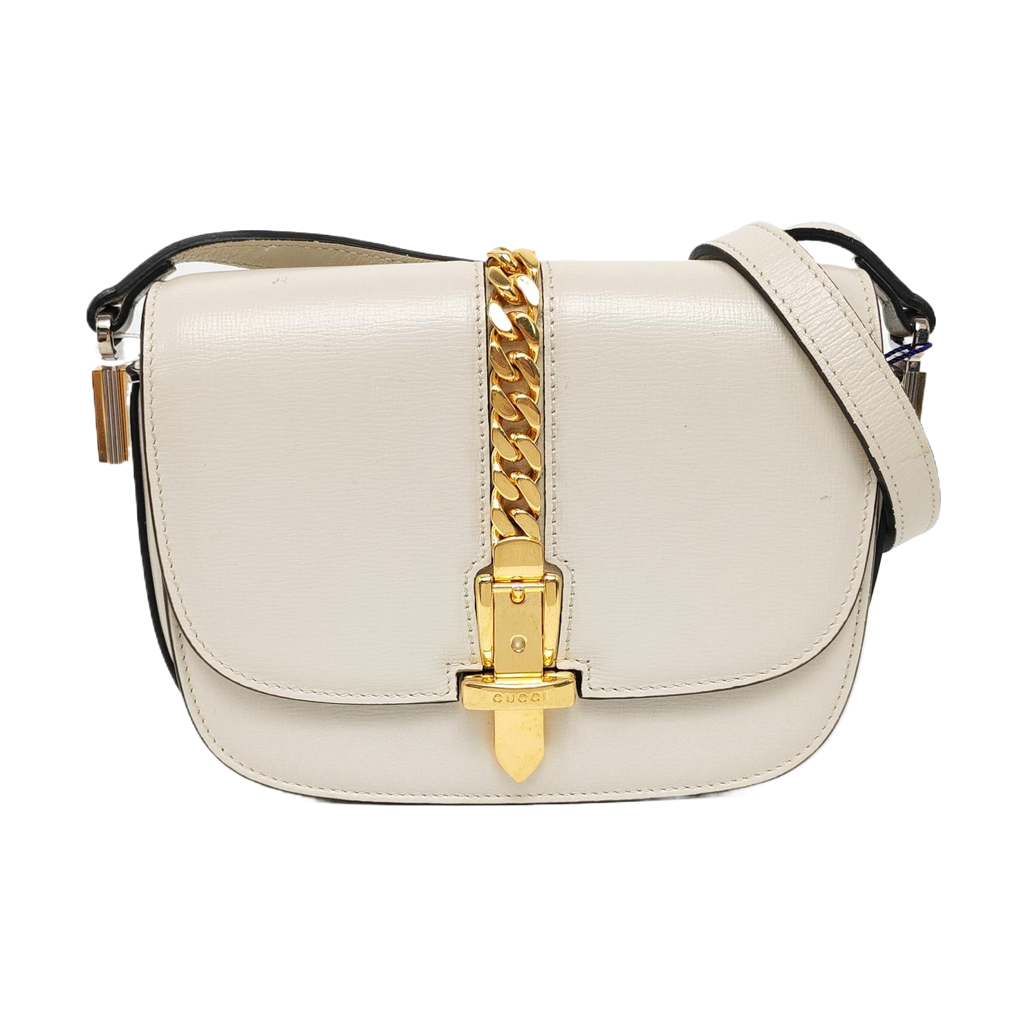 Sylvie 1969 Mini Calfskin White