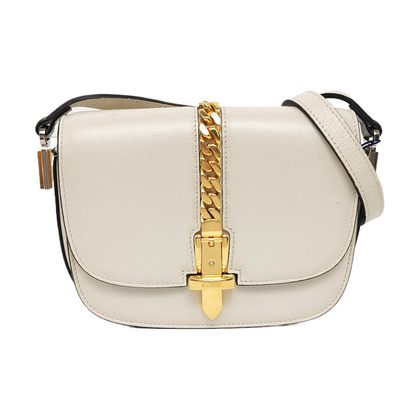 Sylvie 1969 Mini Calfskin White