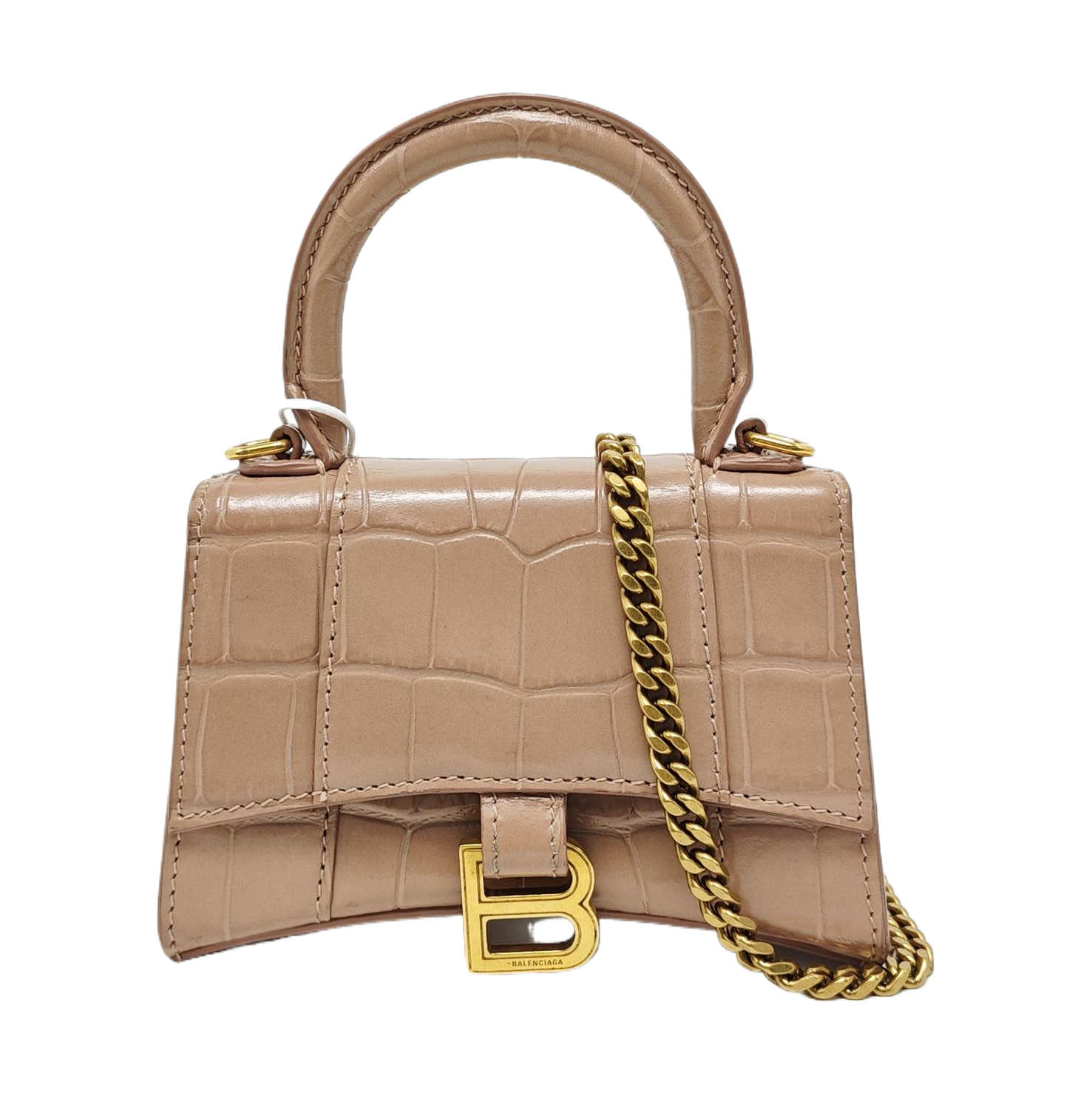 Hourglass Mini Calfskin Pink