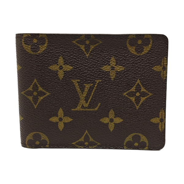 Monogram Coated Canvas Card Holder Brown