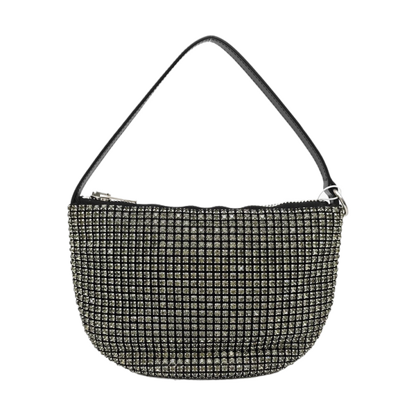 Lab-Grown Diamond Top Handle Bag Black