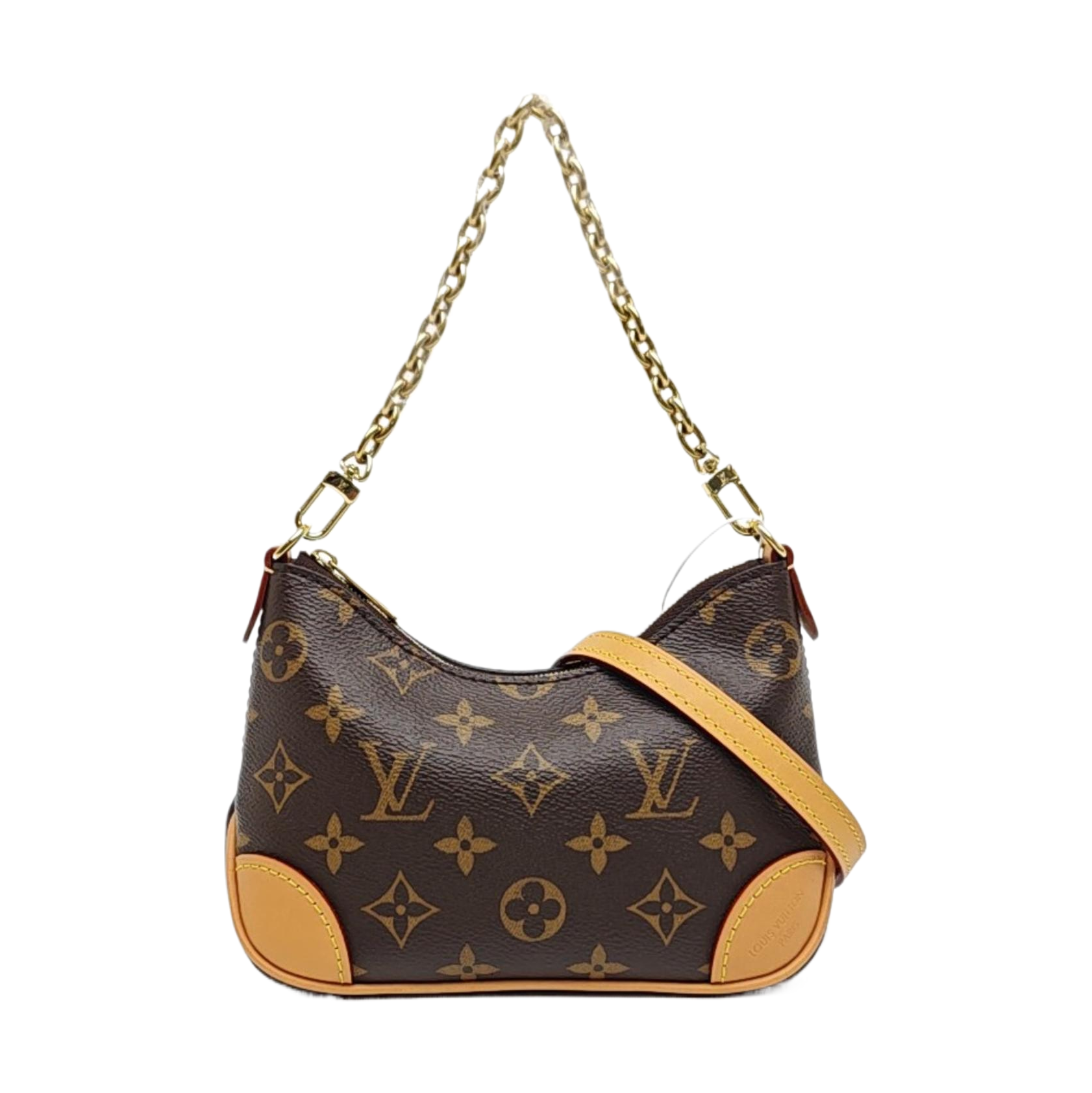 BOULOGNE Nano Monogram Coated Canvas Brown