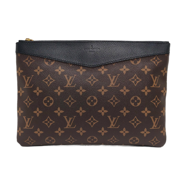 DAILY Monogram Coated Canvas Brown