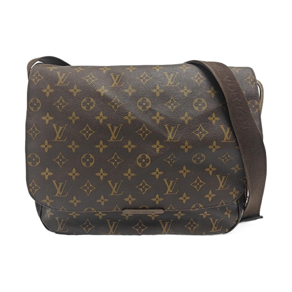 VINTAGE BEAUBOURG MM Monogram Coated Canvas Brown