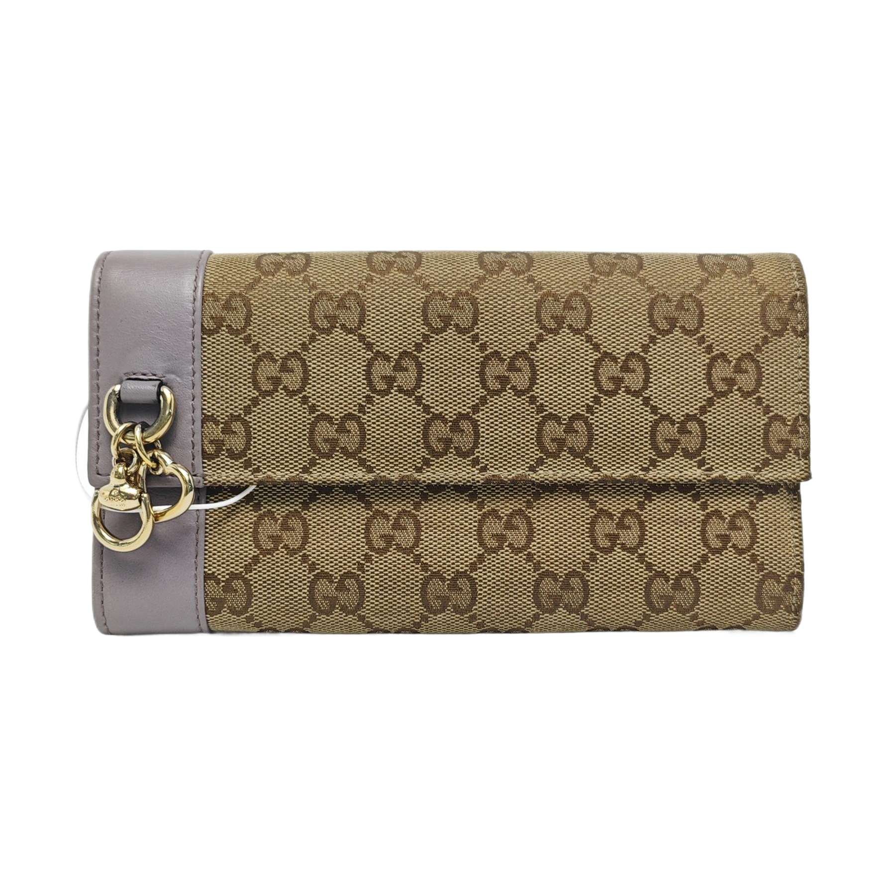 Monogram Canvas Wallet Brown