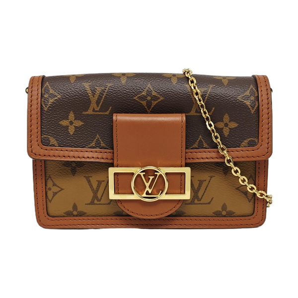 DAUPHINE WOC Monogram Coated Canvas Brown