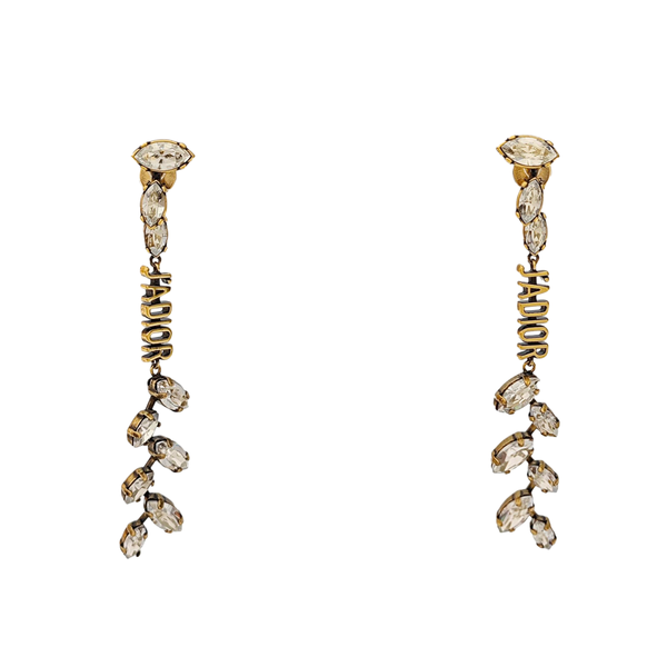 J'adior Metal Gold Stud Earrings