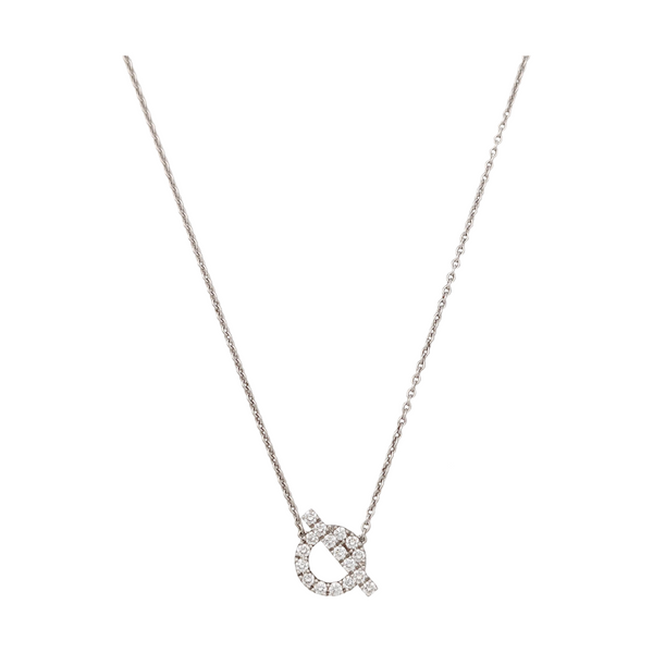 Finesse 18k White Gold Silver Necklace
