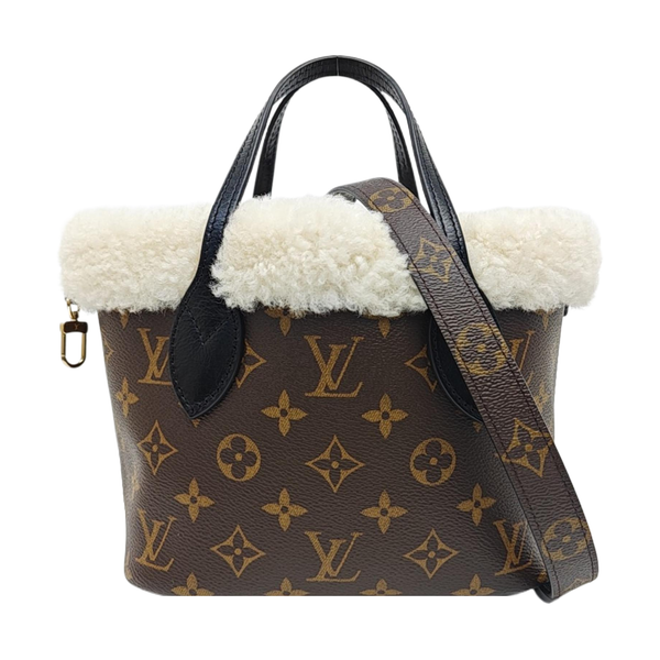 NEVERFULL INSIDE OUT BB Monogram Coated Canvas Brown