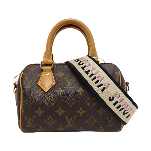 SPEEDY 20 Monogram Coated Canvas Brown