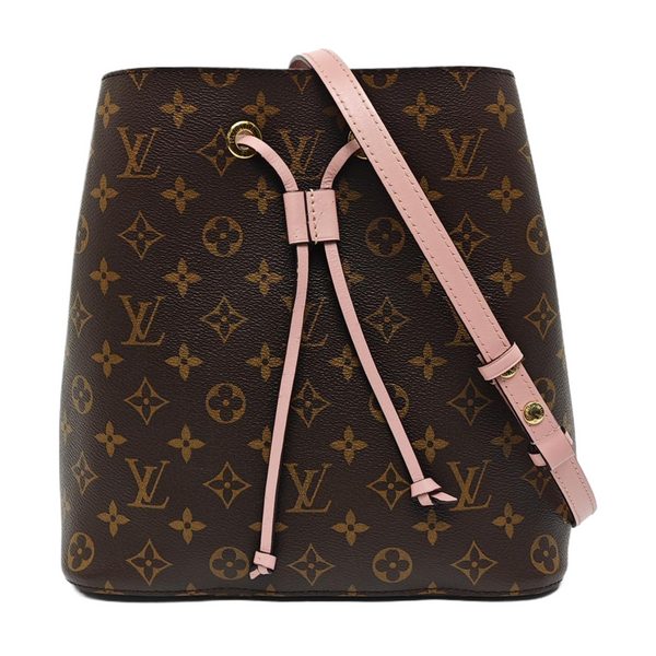 NÉONOÉ MM Monogram Coated Canvas Brown
