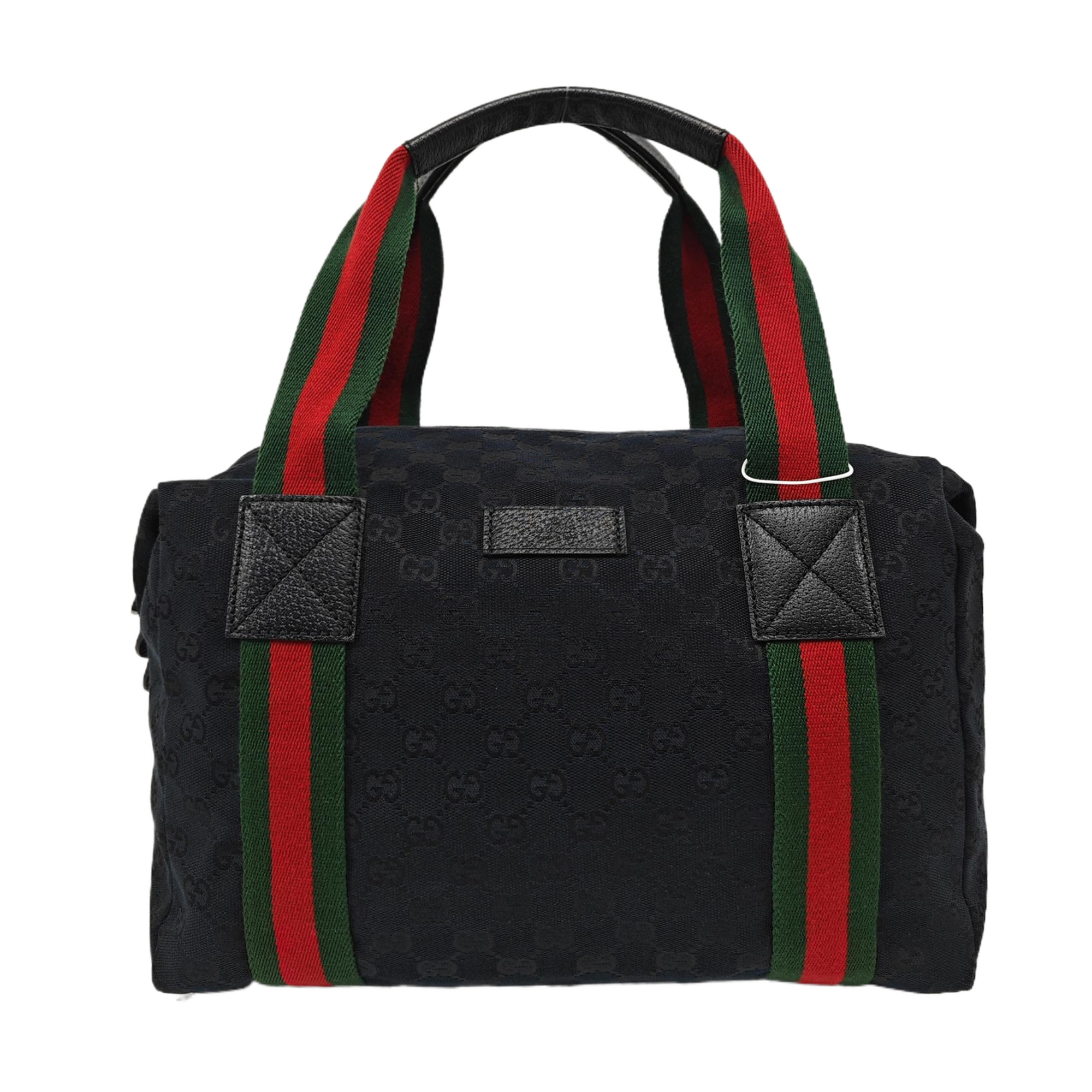 Monogram Canvas Top Handle Bag Black