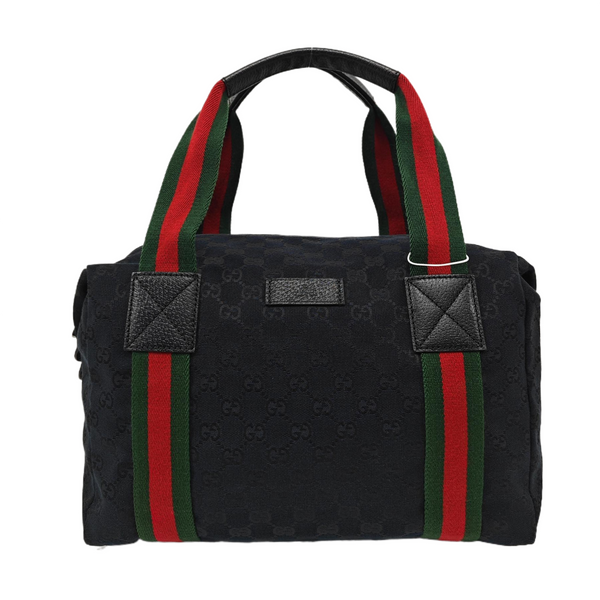 Monogram Canvas Top Handle Bag Black