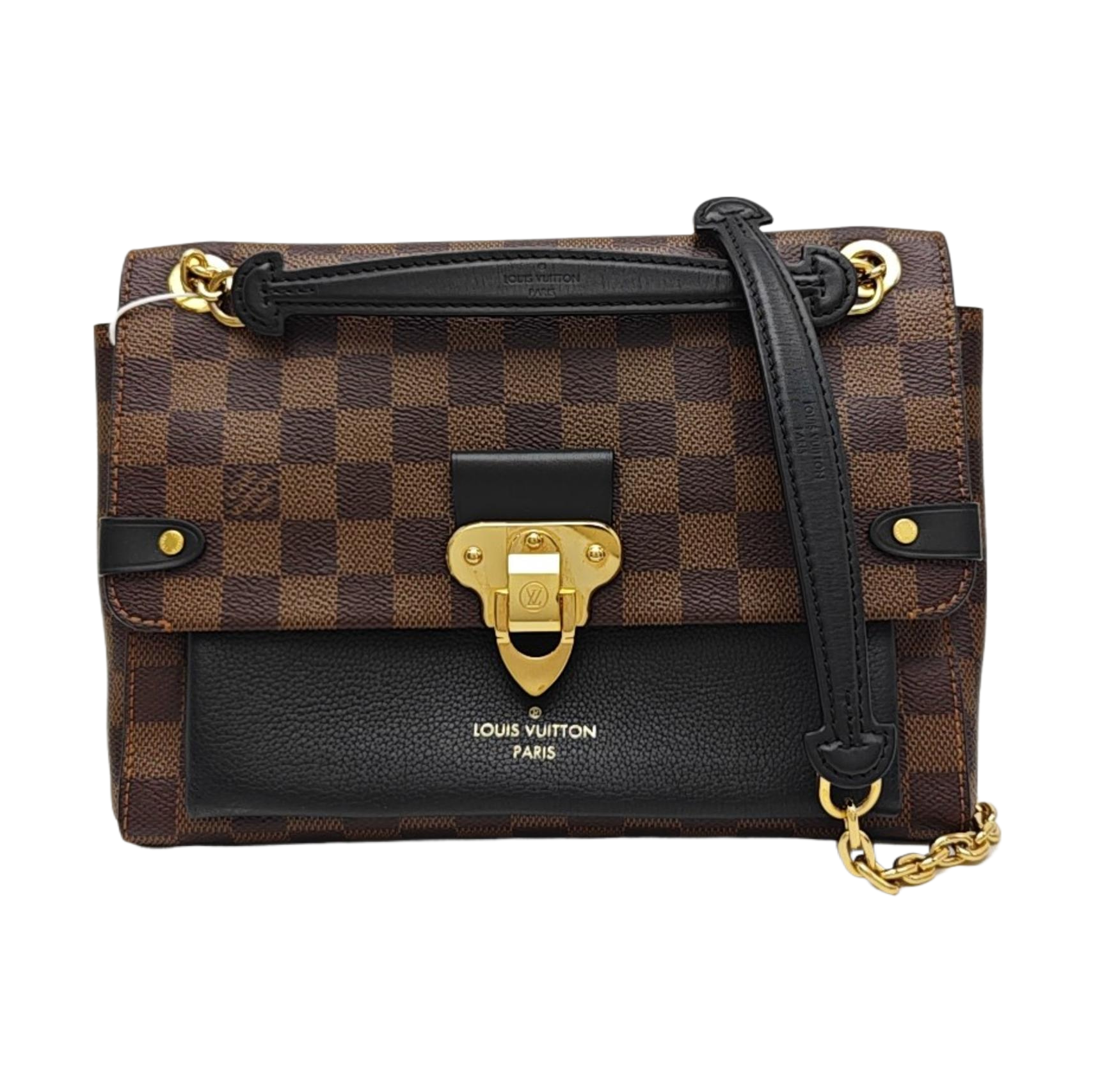 VAVIN PM Damier Ebene Coated Canvas Brown