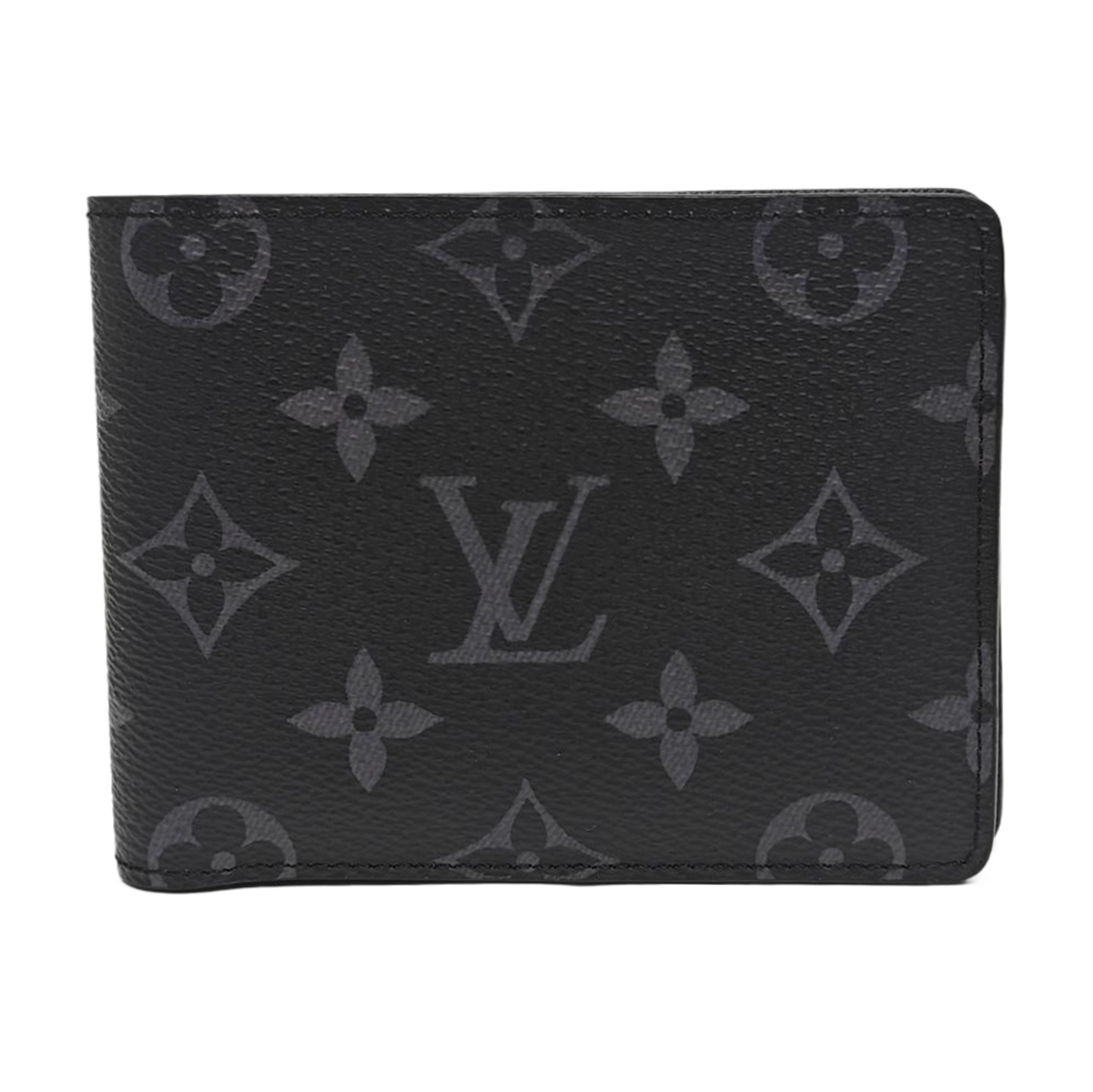 SLENDER Monogram Coated Canvas Black Wallet