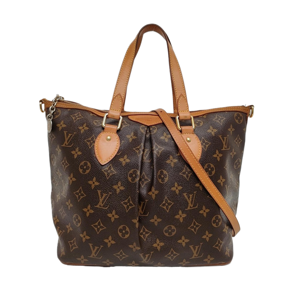 PALERMO PM Monogram Coated Canvas Brown
