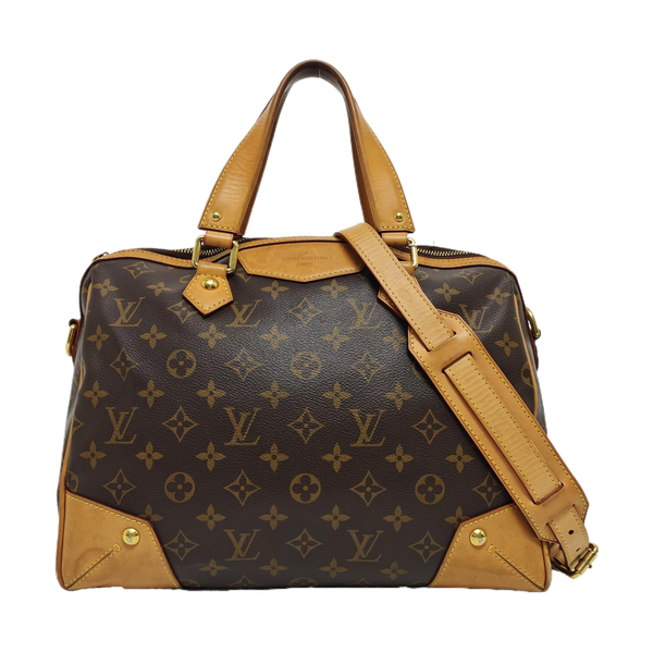 RETIRO NM Monogram Coated Canvas Brown
