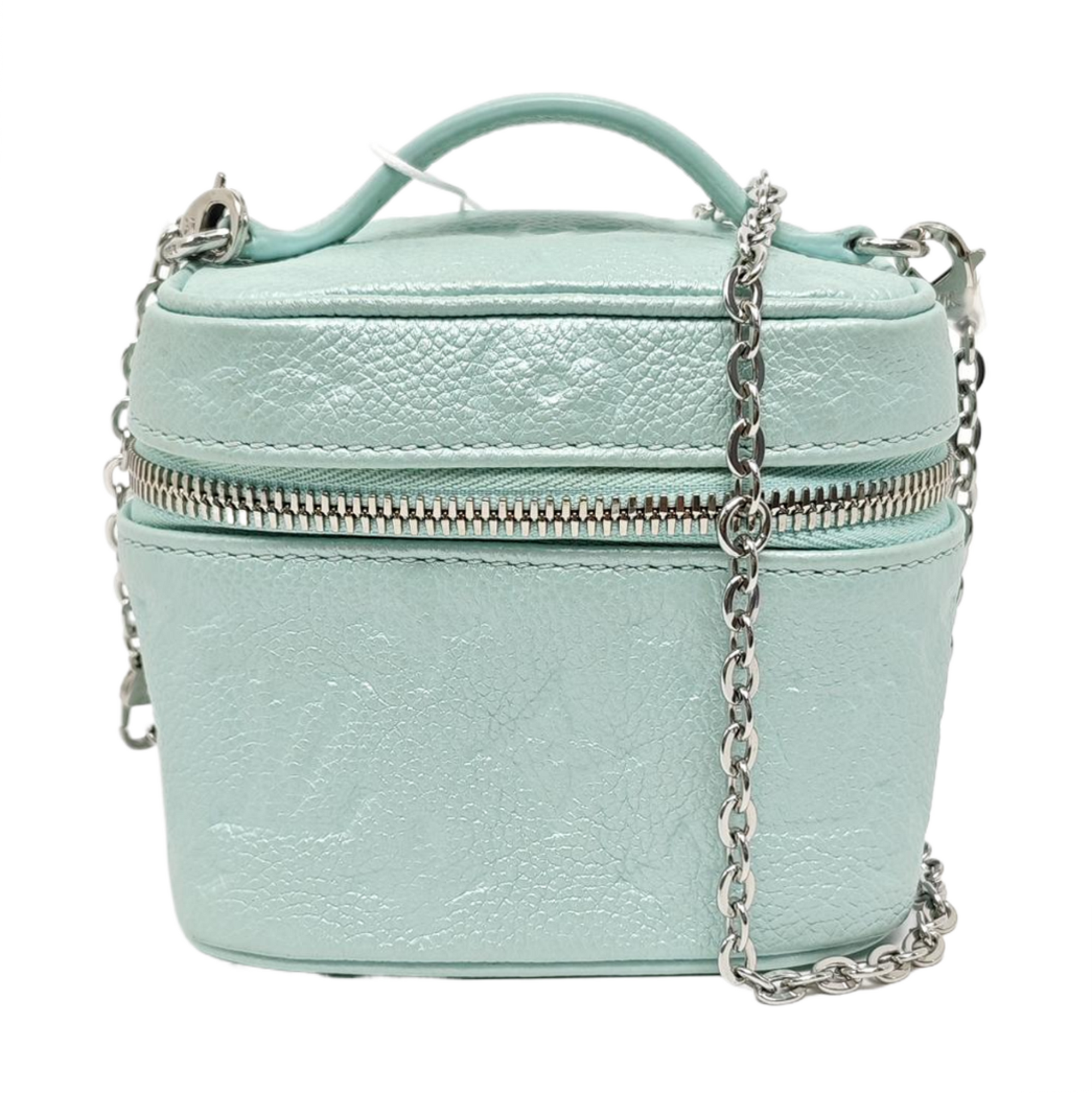 NICE Monogram Calfskin Blue