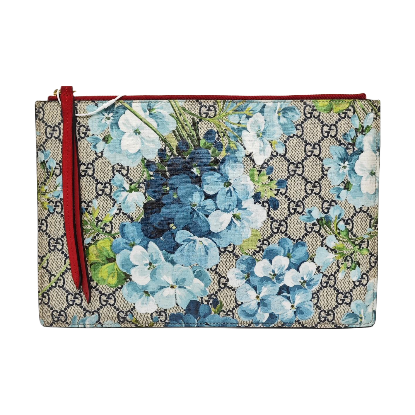 Monogram Coated Canvas Top Handle Bag Blue