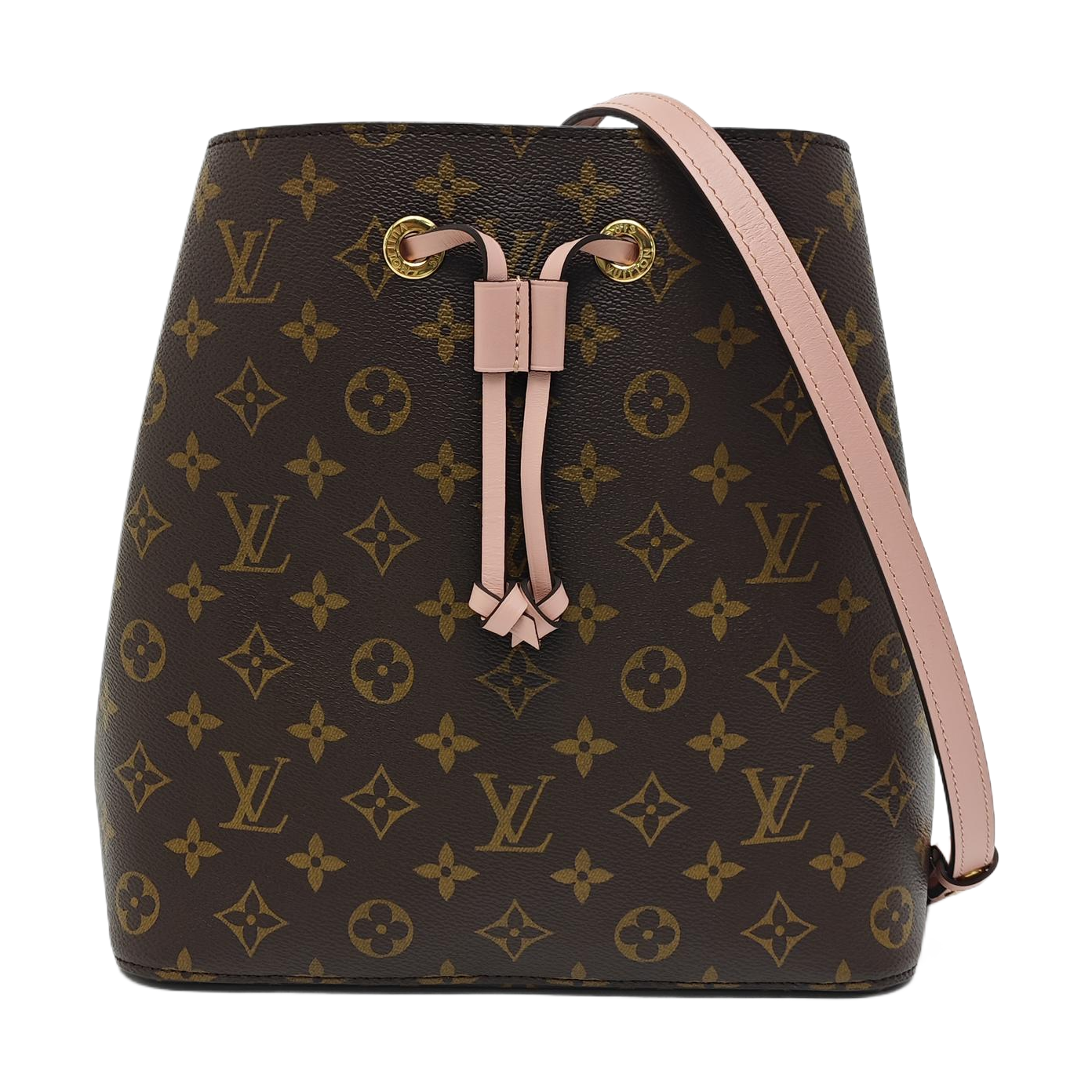 NÉONOÉ MM Monogram Coated Canvas Brown