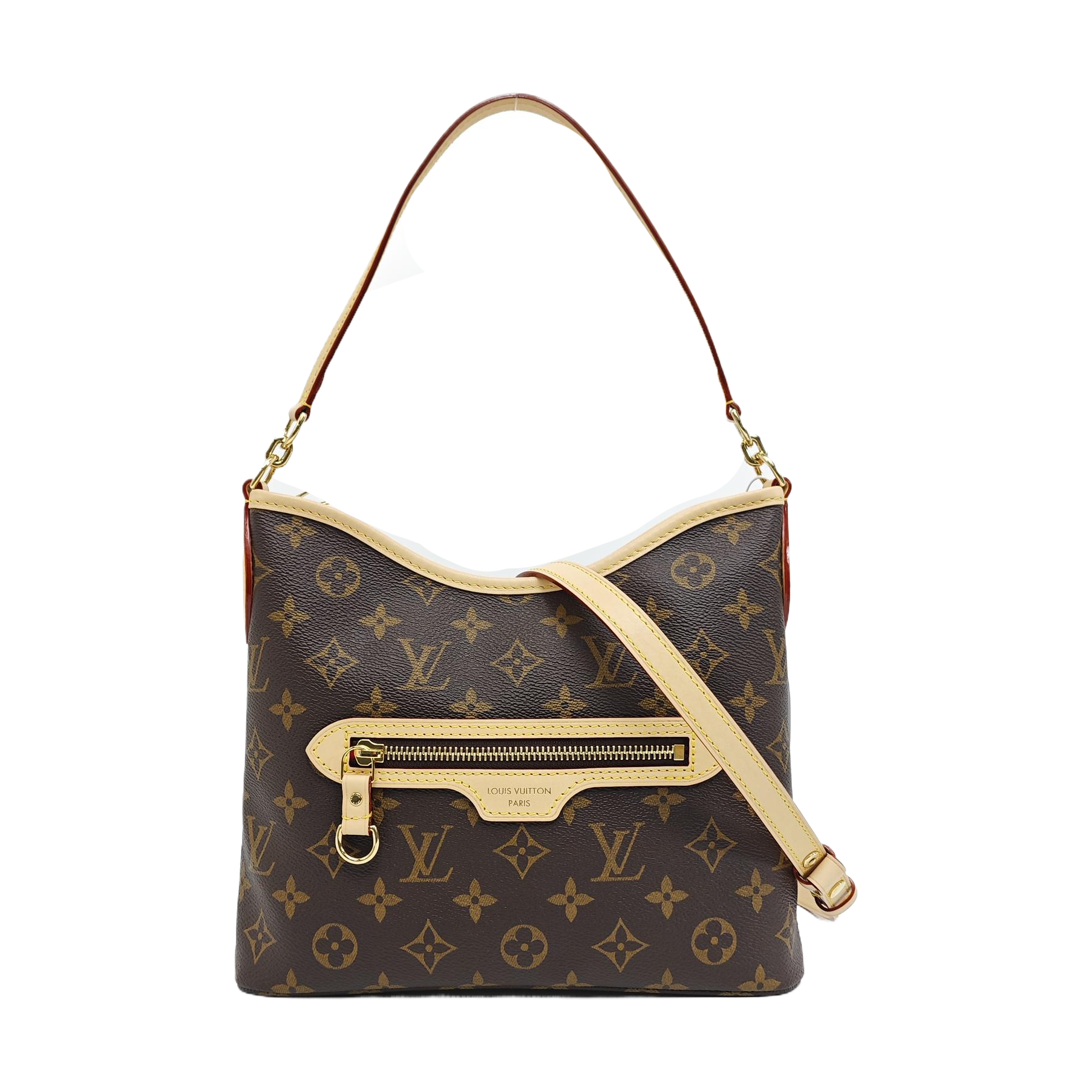 Line Up PM Monogram Coated Canvas Brown