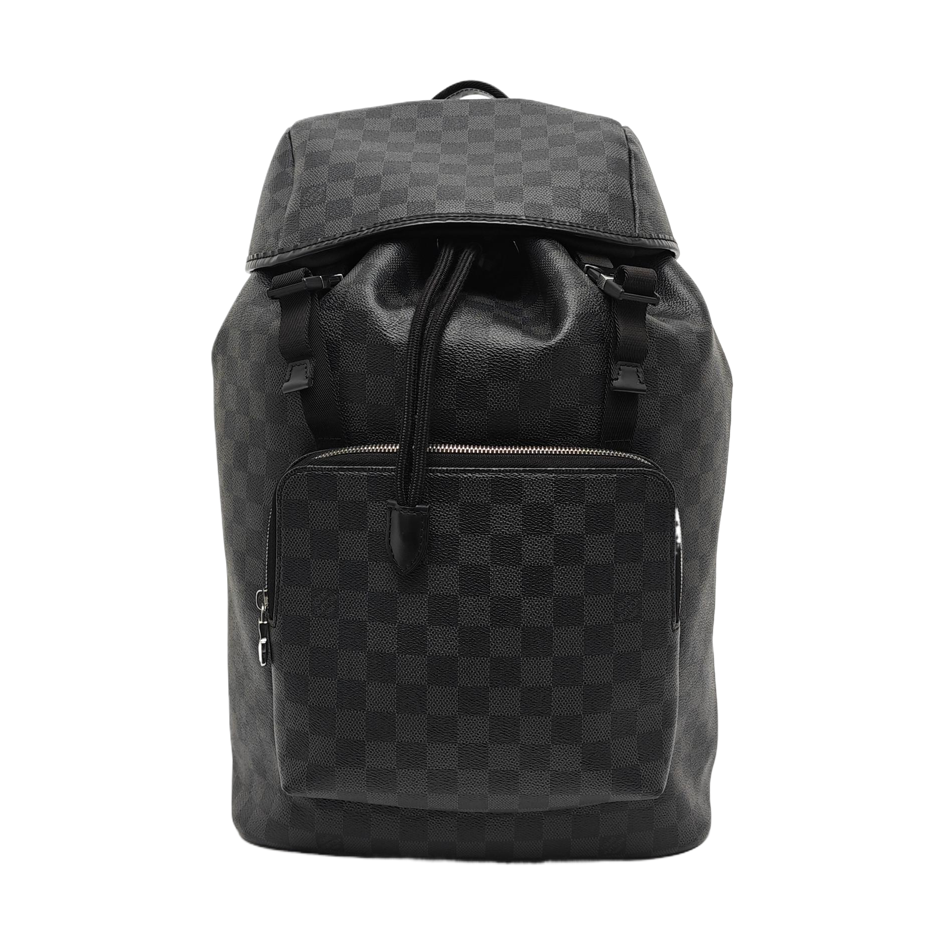 ZACK Damier Graphite Coated Canvas Gray