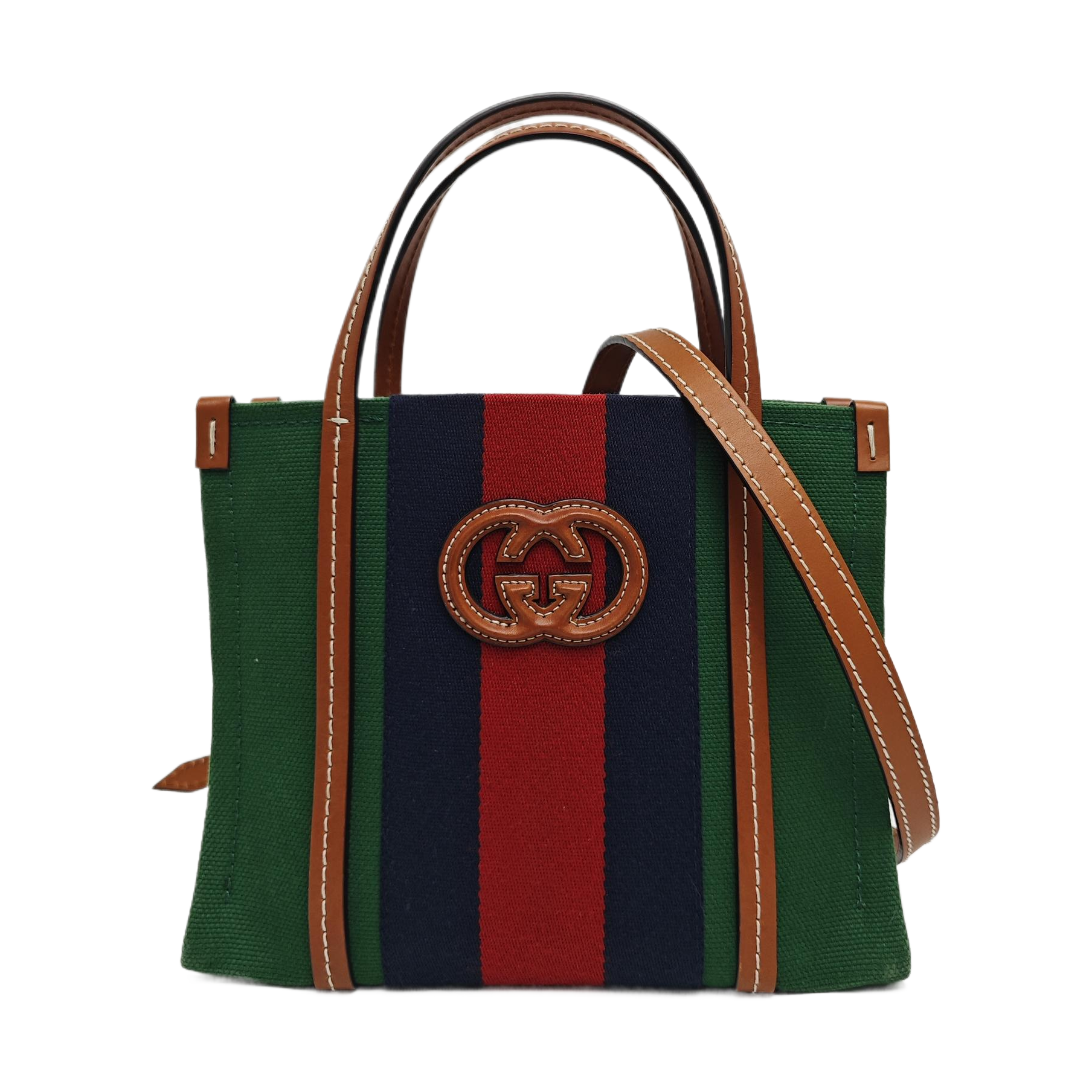 Canvas Tote Bag Mini Green