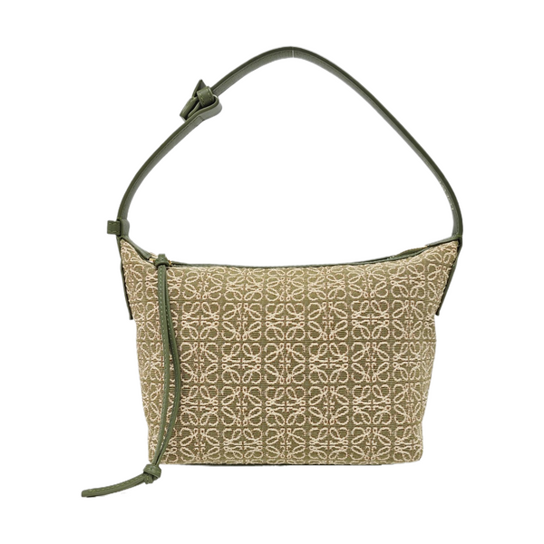 Canvas Top Handle Bag Green