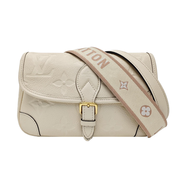 DIANE Monogram Calfskin Beige