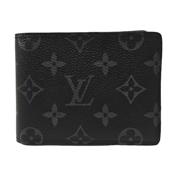 MULTIPLE Monogram Coated Canvas Black Wallet