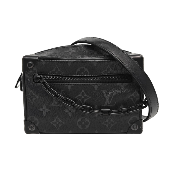 SOFT TRUNK Mini Monogram Coated Canvas Black