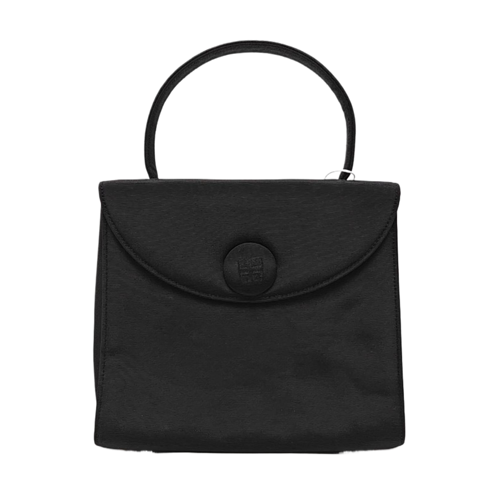 Fabric Top Handle Bag Black