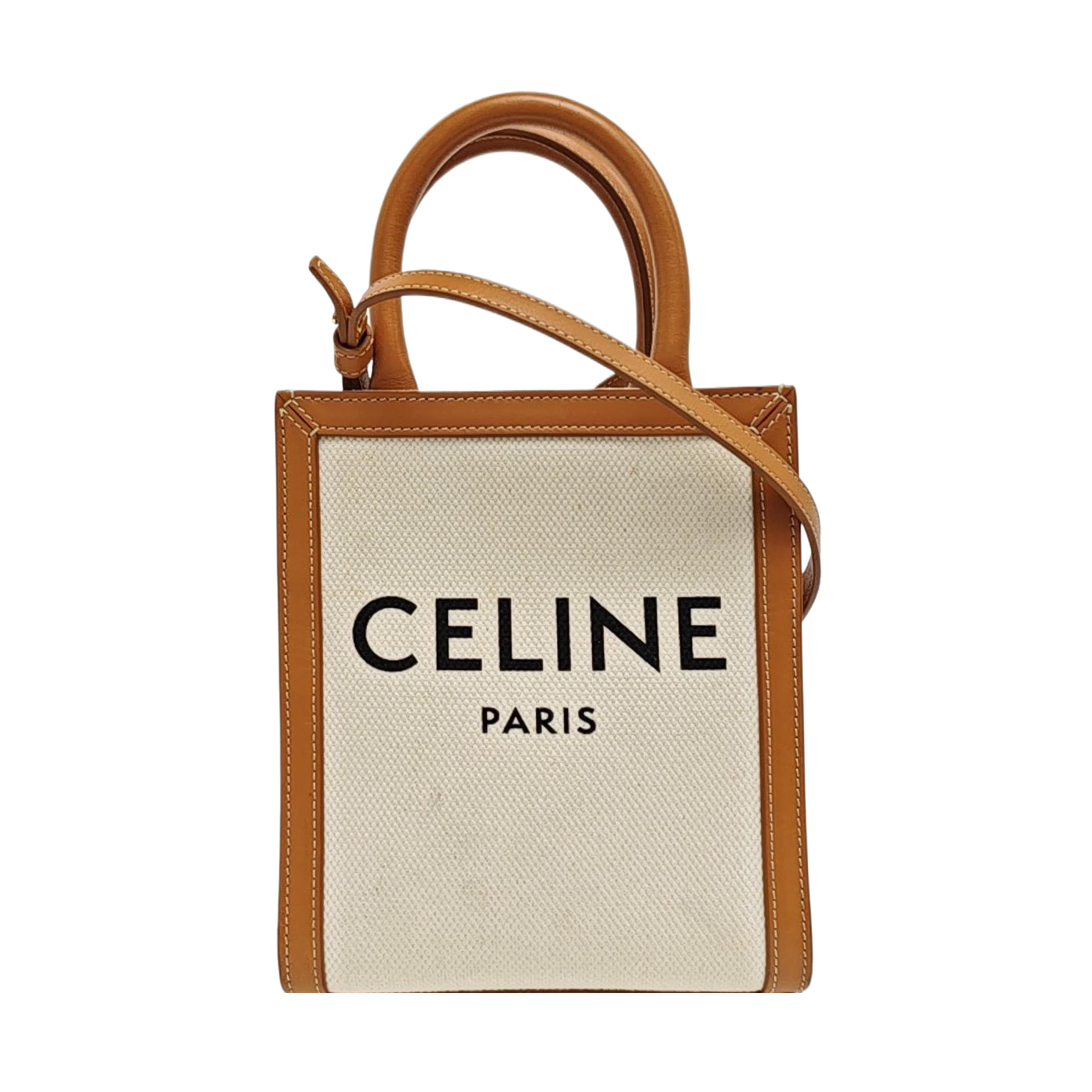 CABAS CELINE Mini Canvas White