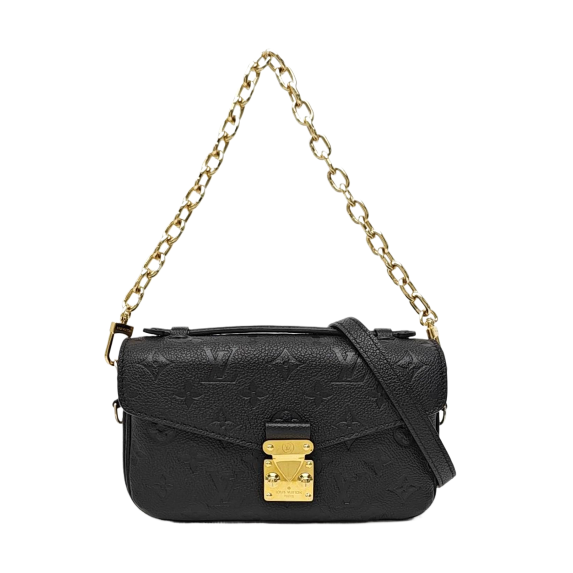MÉTIS EAST WEST Monogram Calfskin Black