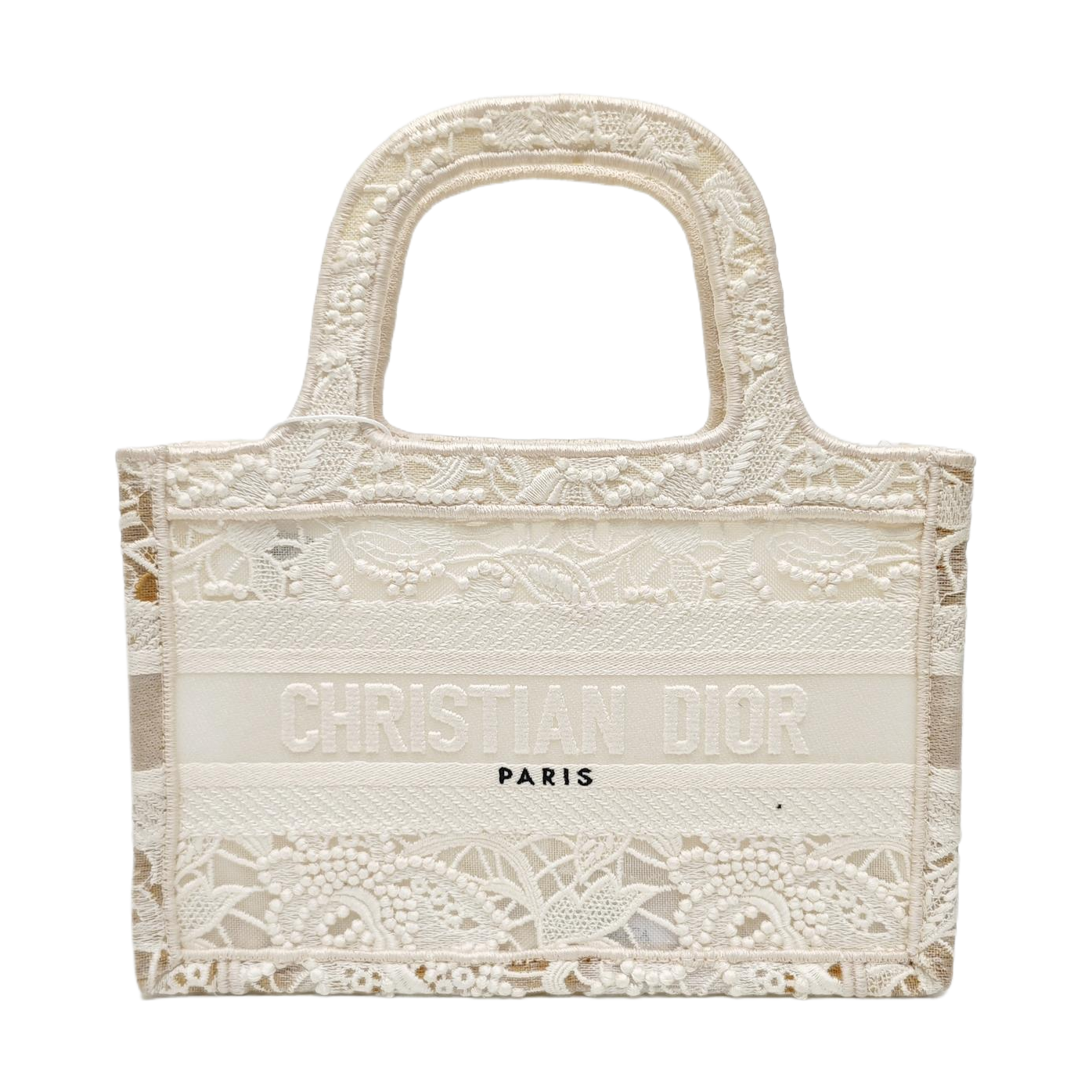 Book Tote Mini Canvas White