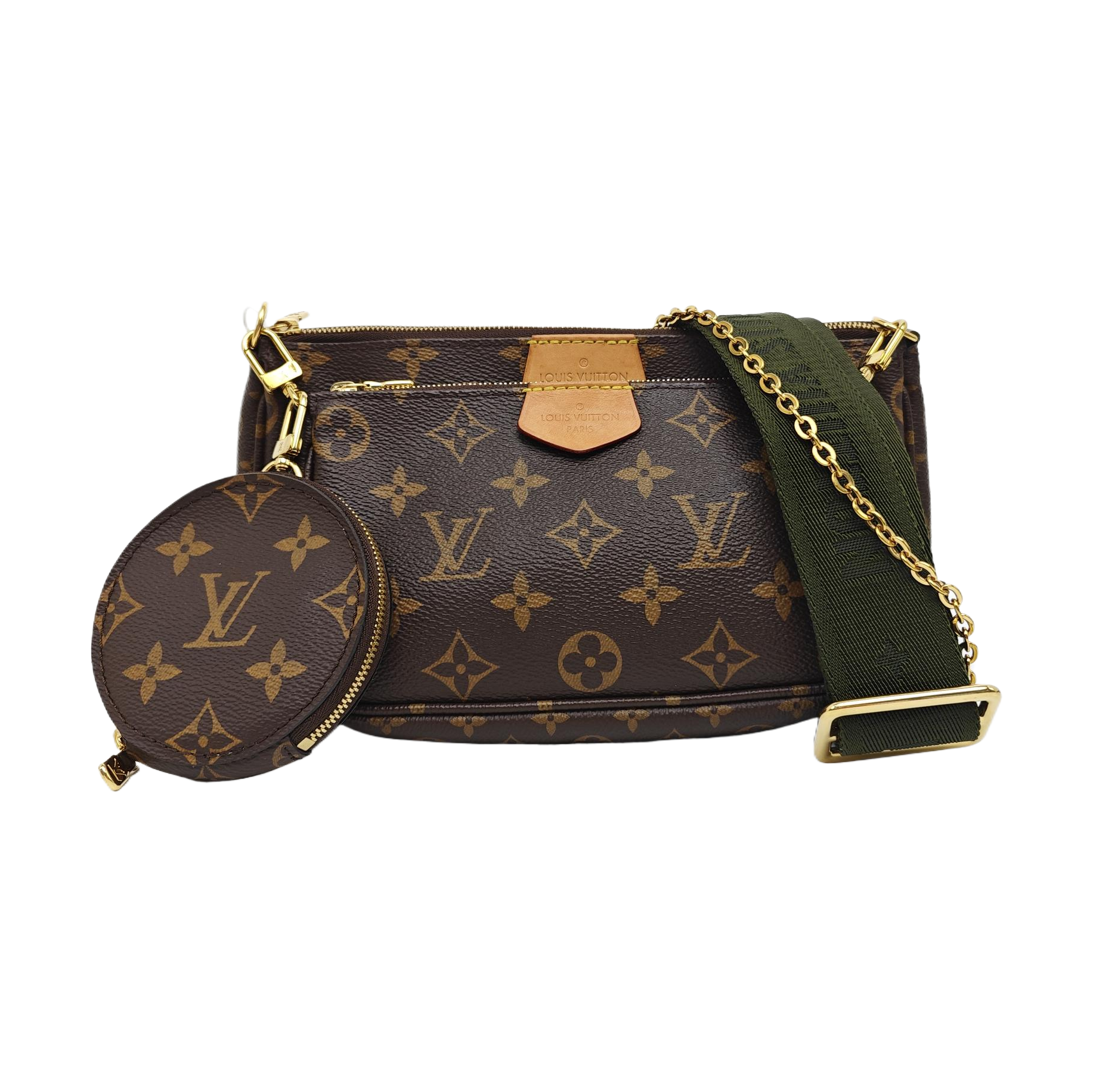 MULTI Monogram Coated Canvas Brown
