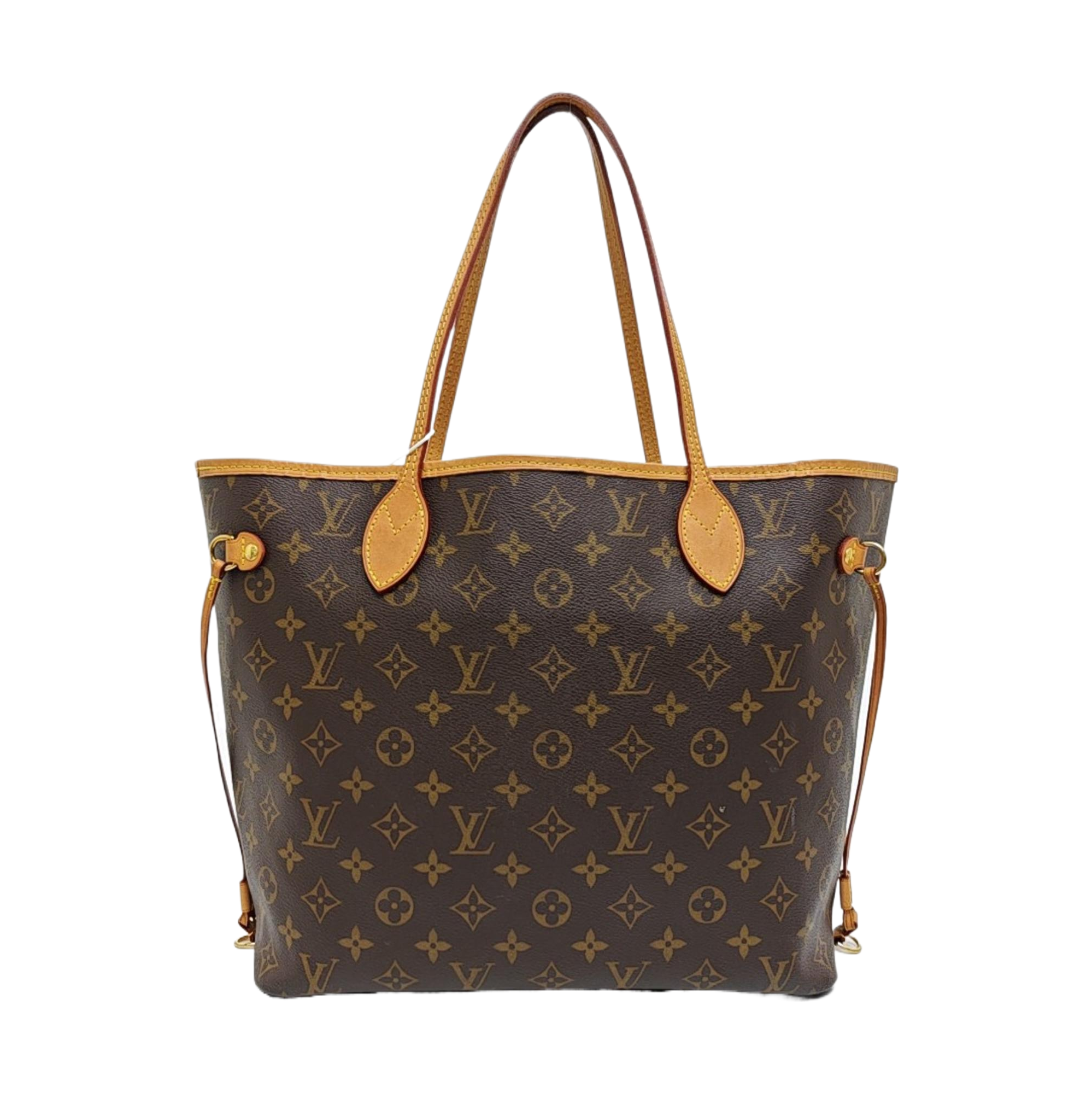 NEVERFULL MM Monogram Coated Canvas Brown